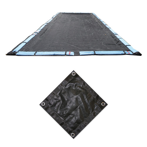 BlueWave WC668 In-Ground 8 Year Mesh Winter Cover For 24' x 40' Rect Pool