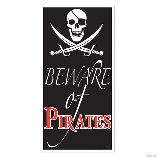 Beware of Pirate Door Cover