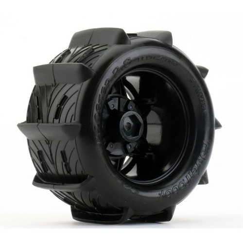 HRP Power Hobby 1/10 Rooster 2.8" Belted Paddle Sand Snow Tires 12Mm