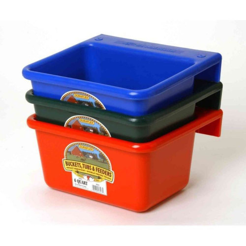 Miller Manufacturing Red Plastic 6 Quart Mini Feeder Mf6