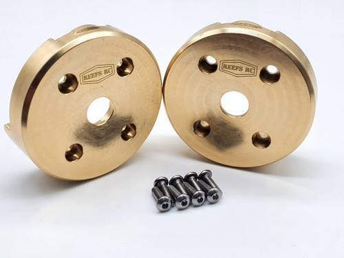 HRP Reef'S Rc Brass Portal Covers For Scxpro / Capra / Scx10.3