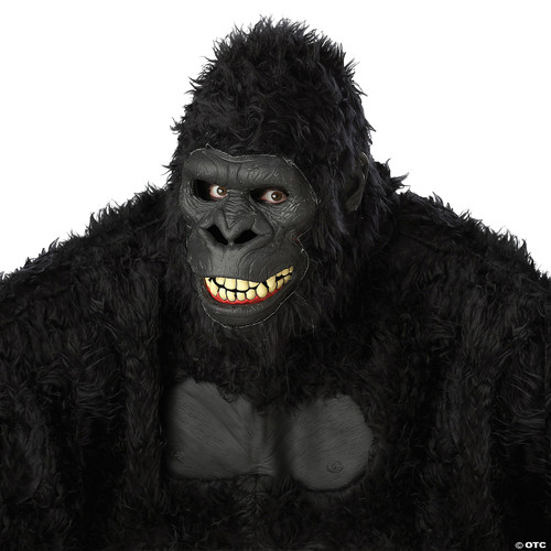 California Costumes Goin Ape Gorilla Mask Standard - One Size Fits Most