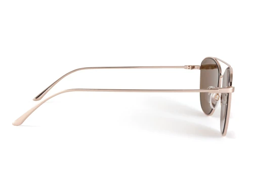 New Sundog Lorine Gold Frame / Brown FM Lens Sunglasses