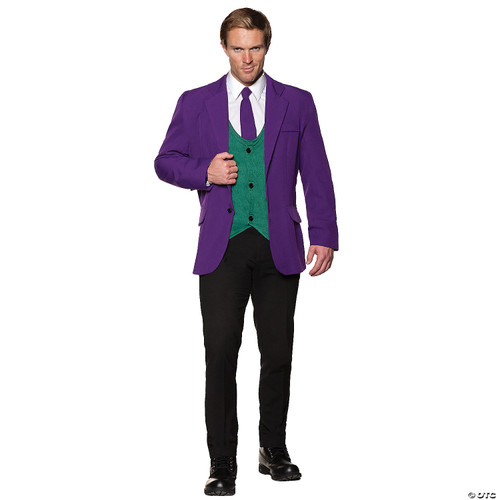 UNDERWRAPS Men's Skull Blazer Fully Lined Button Front Jacard Jacket with Skull