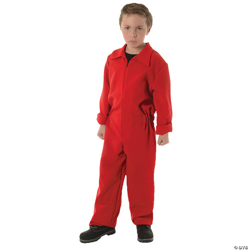 Underwraps Big Boy's Children's Horror Jumpsuit Costume - Boiler Suit Childrens