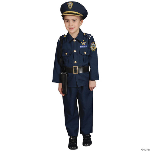 Deluxe Police Dress Up Costume Set - Small 4-6