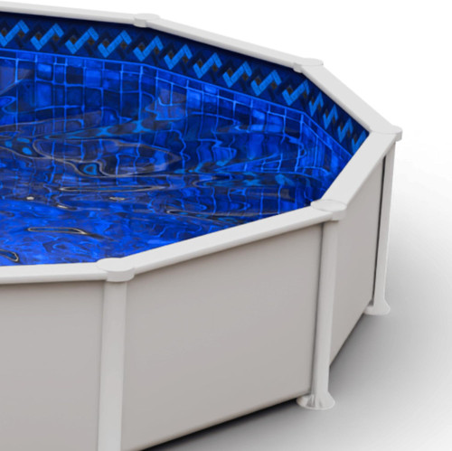 FreeTime Fun OG EW/JW 18'x33' Oval 52" Deep Liner Azure Peak