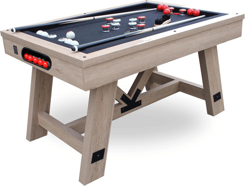 FreeTime Fun 5' Bumper Pool Table Only in Rustic Oak