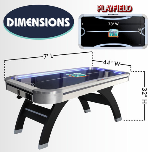 FreeTime Fun Slap Shot 84" Air Hockey Table