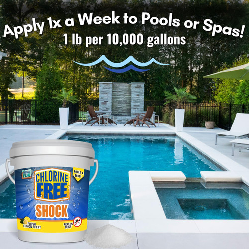 FreeTime Fun Pool Shock Lemon Verbena 25 #