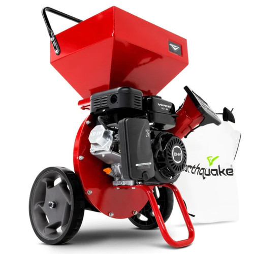 Earthquake K33 Heavy Duty 301Cc 4 Cycle Viper Engine Chipper Shredder Red