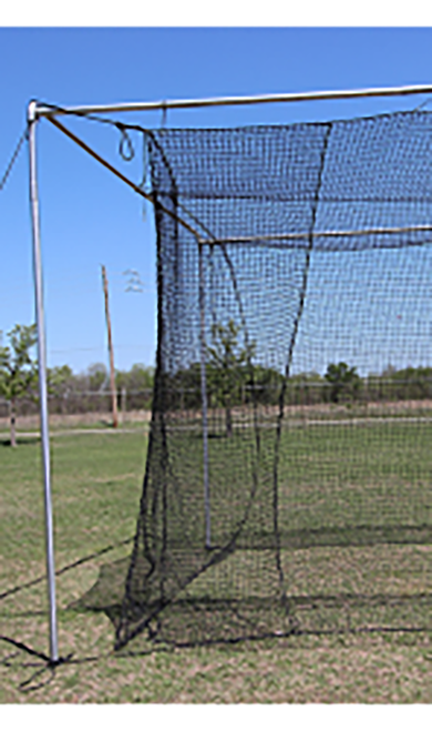 Cimarron Sports #42 Standard Twisted Poly Batting Cage Net in size 70'x12'x14'