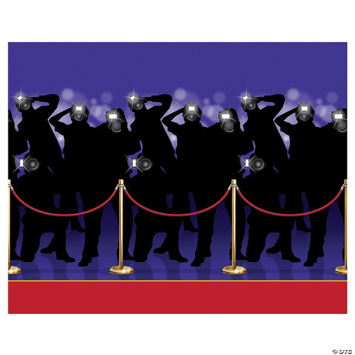 Beistle Paparazzi Plastic Backdrop