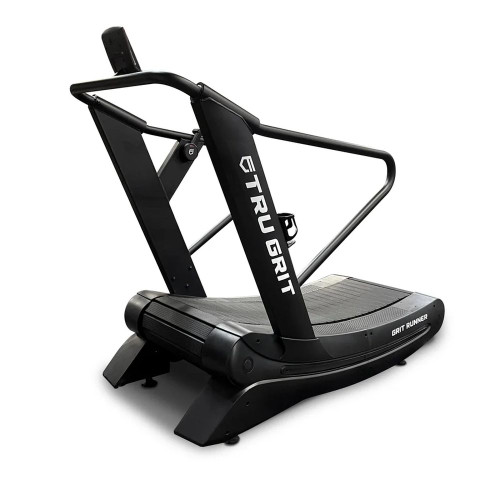 Tru Grit Runner Self-Powered Curved Manual Treadmill with Steel & Aluminum Frame