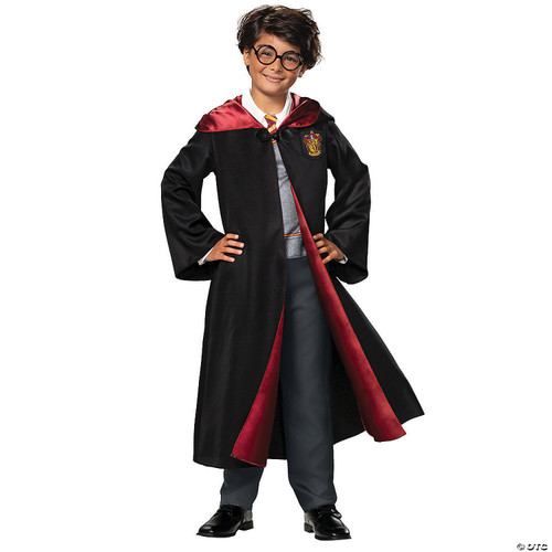 Disguise Harry Potter Costume Kids Deluxe Hooded Robe and Jumpsuit, Children