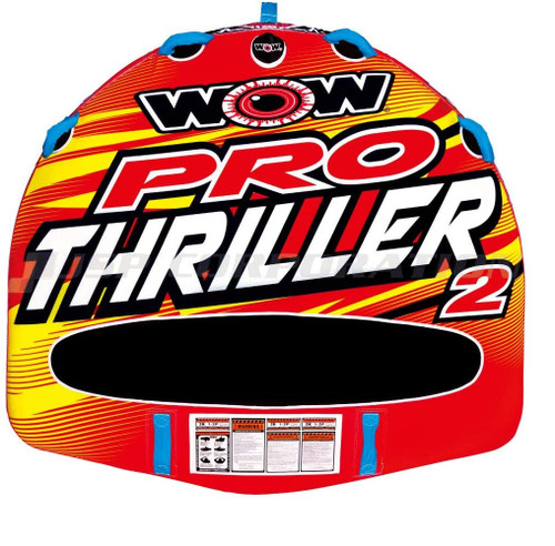 New Wow Big Thriller Pro Series 2Person Inflatable Towable Deck Tube For Boating