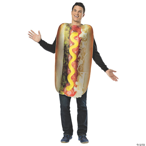 Rasta Imposta Get Real Loaded Hot Dog, Multi, Standard Costume - One Size Fits