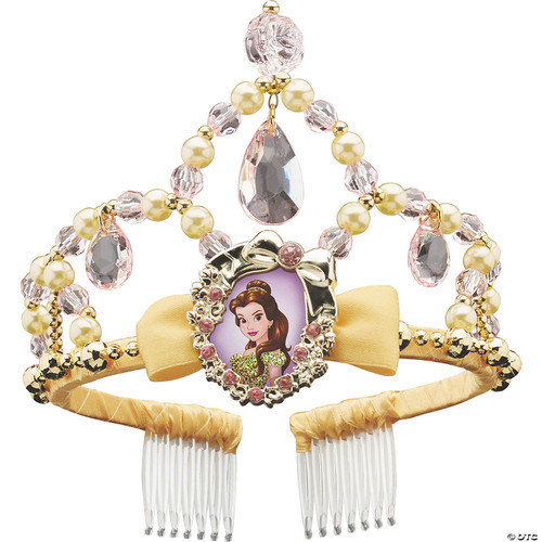 Disguise Disney Princess Belle Beauty & the Beast Classic Girls' Tiara 6 x 5.5 x