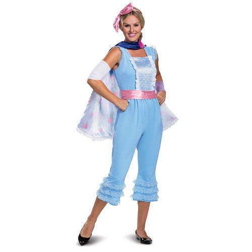 Disguise womens Bo Peep New Look Deluxe Adult Sized Costumes, Blue, XL 18-20 US