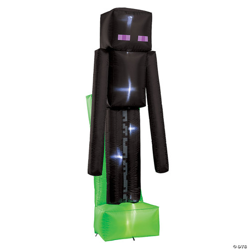Minecraft Enderman Inflatable Lawn Decoration, Official Minecraft Party Decor,