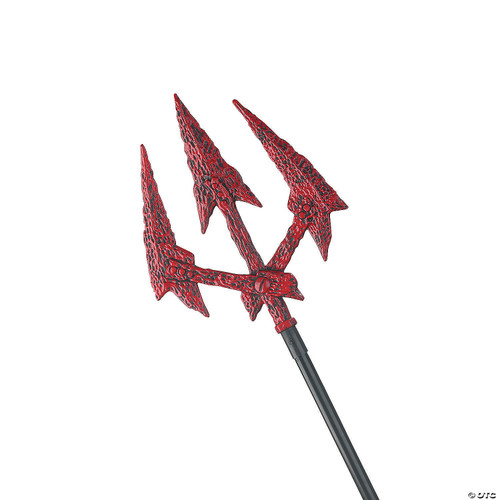 Disguise Men's Pitchfork Costume Accessory, Black/Red, Adult