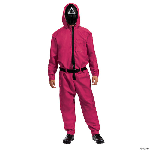 Disguise unisex adult Squid Game Guard Costume, Official Squid Game Jumpsuit and