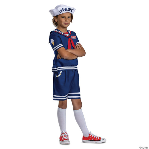 Disguise DG123679J Tween Classic Stranger Things Steve Scoops Ahoy Costume -