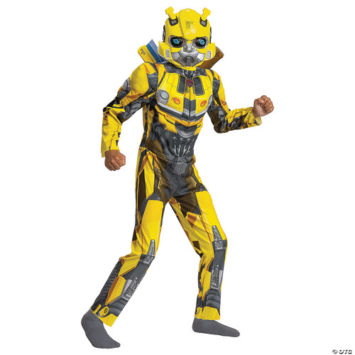 Bumblebee Costume, Muscle Transformer Costumes for Boys, Padded Character