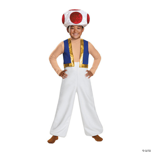 Toad Deluxe Costume, Small (4-6)