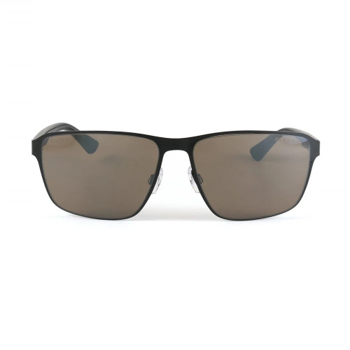 Sundog Back 9 TrueBlue Matte Black Frame Brown Flash Mirror Lens Sunglasses