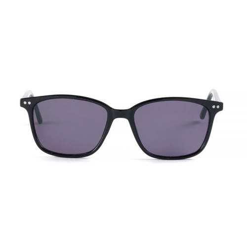 Sundog Panther Shiny Black-Gold Metal Frame w. Grey Flash Mirror Sunglasses