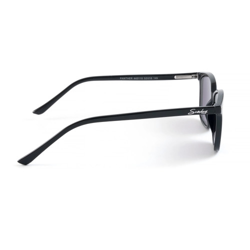 Sundog Panther Shiny Black-Gold Metal Frame w. Grey Flash Mirror Sunglasses