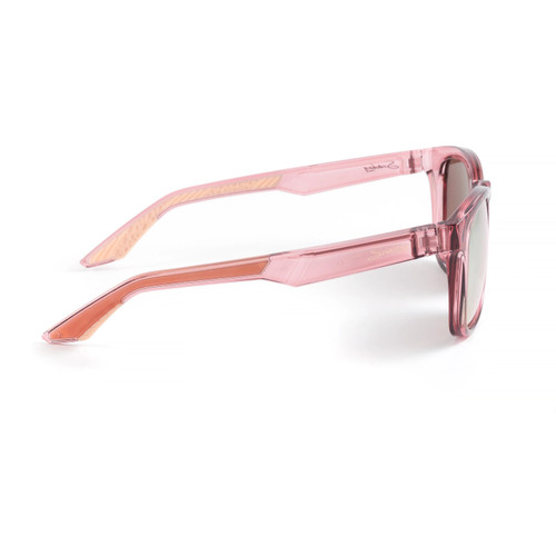 Sundog Sandy Crystal Pink-Rose Quartz Frame w. Grey Rose Gold Mirror Sunglasses