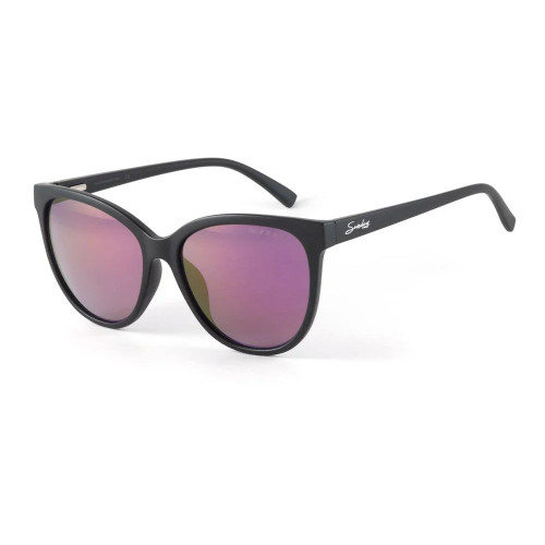 Sundog Venus Matte Black Frame w. Grey Light Pink Mirror Lens Sunglasses