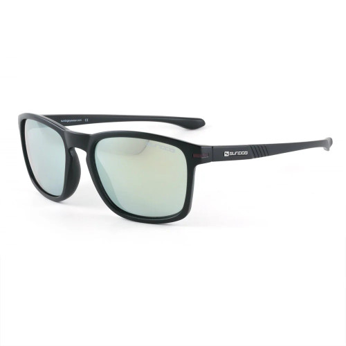 Sundog Daze Matte Black Frame w. G15 Gold Flash Mirror Lens Sunglasses