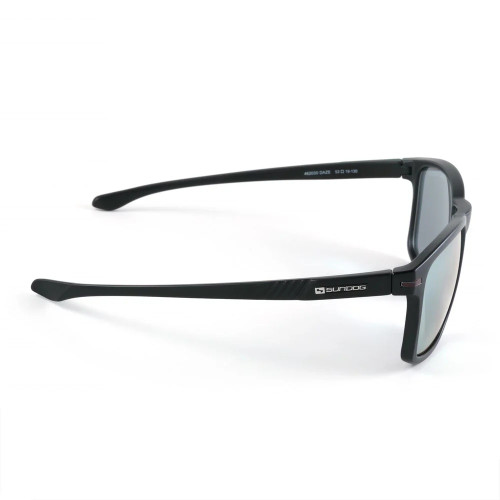 Sundog Daze Matte Black Frame w. G15 Gold Flash Mirror Lens Sunglasses