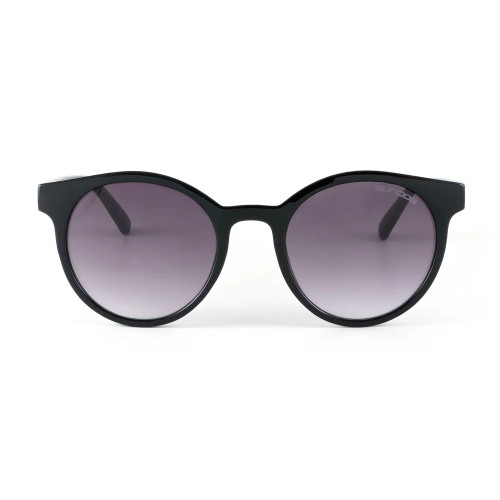 Sundog Ruby Shiny Black Frame w. Gradient Grey Lens Sunglasses