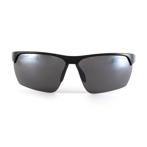 Sundog Billy 83 TrueBlue Shiny Black Frame Grey Flash Mirror Lens Sunglasses