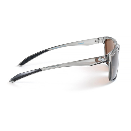 Sundog Frankie TrueBlue Matte Crystal Dark Grey Brown Silver Mirror Sunglasses