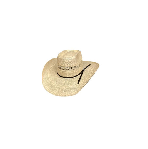 NEW BULLHIDE GLEASON 100X 7 5/8 Straw Cowboy PBR Hat, (NATURAL/TAN) Color