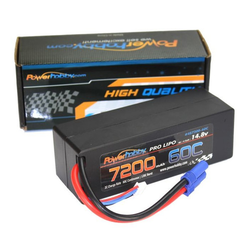 New Power Hobby 4S 14.8V 7200Mah 60C W/ Ec5 Hard Case