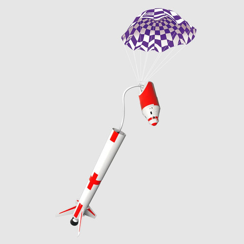HRP Estes Rockets Jeb Kerbal Rocket