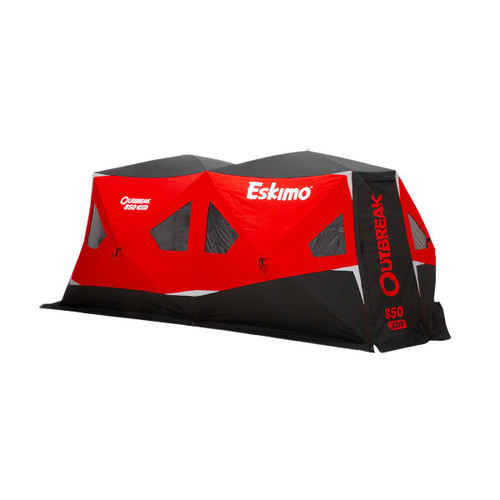 Eskimo Ice Fishing Outbreak 850XDP Insulated Wide-Bottom Pop-Up Portable Shelter