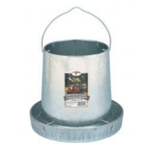 Miller Manufacturing 30 LB Hanging Poultry Feeder W / 14" Pan Galv 914043