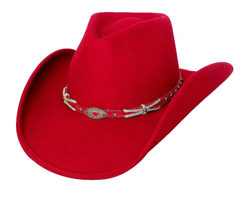 NEW Bullhide Hats 0678R Emotionally Charged Small Red Cowboy Hat