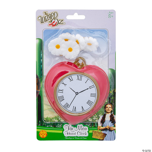 5" Heart Clock Prop - Wizard of Oz Costume