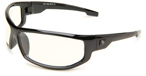 Bobster Axl Wrap Black Frame/Clear Anti-Fog Lens sunglasses