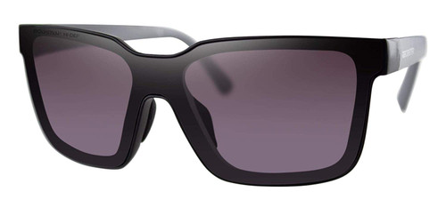 Bobster Bot Matte Black Frame With Grey/Purple/Slvr Mirror sunglasses