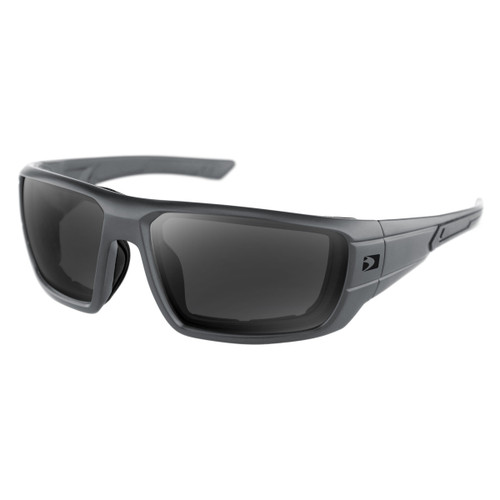 Bobster Mission Ballistic Matte Gray Frame Smoked Anti-Fog Lens sunglasses