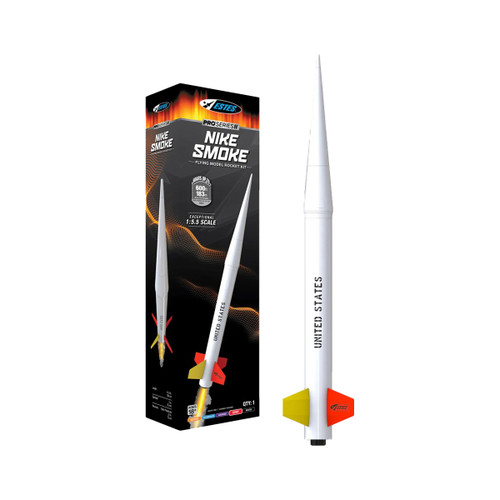 HRP Estes Rockets Nike Smoke Pro Series Ii Model Rocket Kit